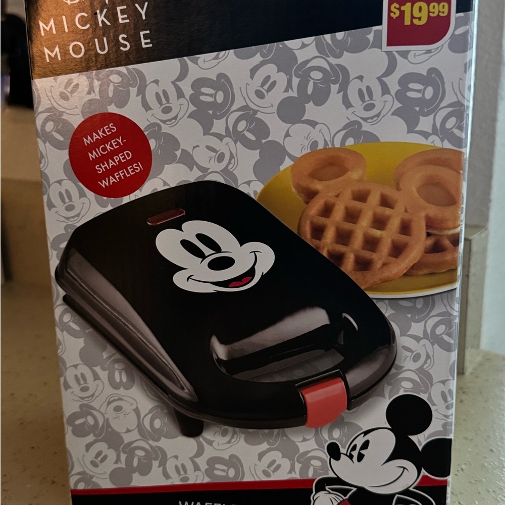 Mickey Mouse waffle maker